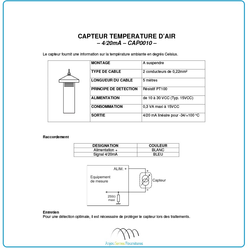 Sonde de température d'ambiance — free download